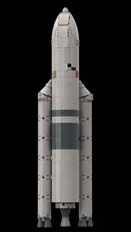Energia M booster, 1:110 scale