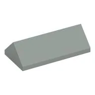 Brick Sloped 45° 2 x 4 Double / Light Gray