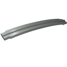 Vehicle Track, Monorail Track Ramp Upper Part / Light Gray