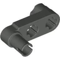 Technic Beam 3 x 0.5 Liftarm with Boss and Pin / Crank / Dark Gray