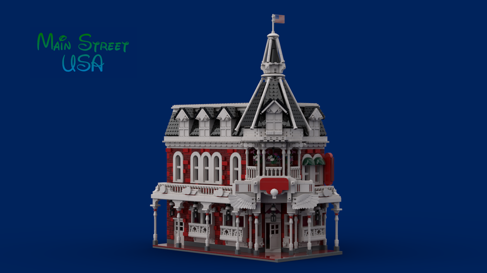 Lego Magic Kingdom Plaza Ice Cream Parlor