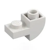 Brick Curved Inverted 1 x 2 with 1 x 1 Cutouts