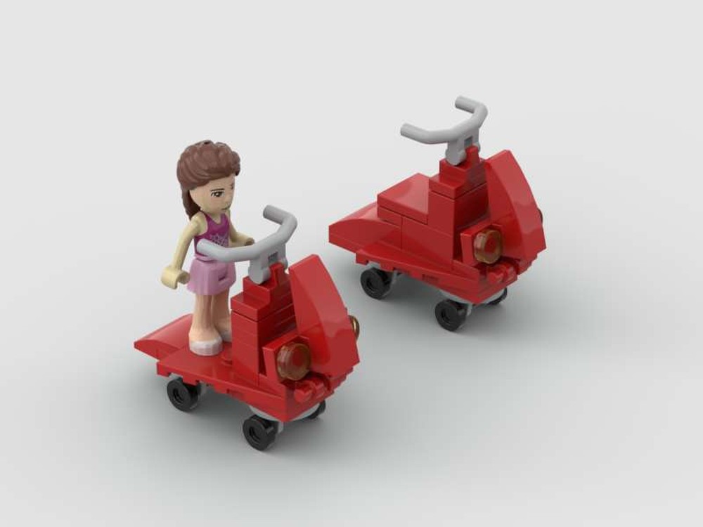 Lego Red scooter