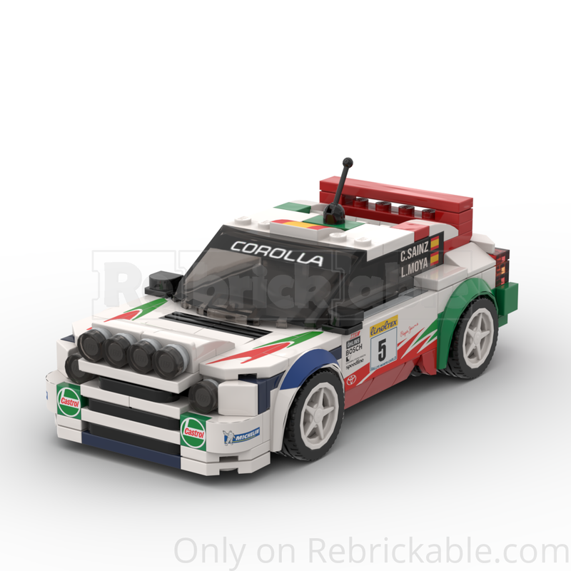 Lego Toyota Corolla WRC 1999 Carlos Sainz, Luis Moya