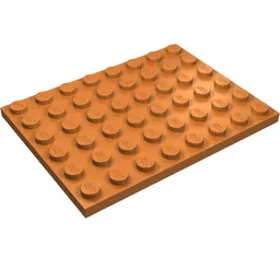 Plate 6 x 8 / Medium Nougat
