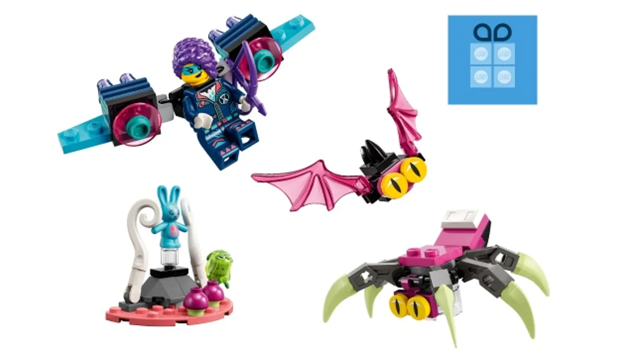 Lego Zoey's Dream Jet Pack Booster and Z-Blob and Bunchu Spider Escape GWP