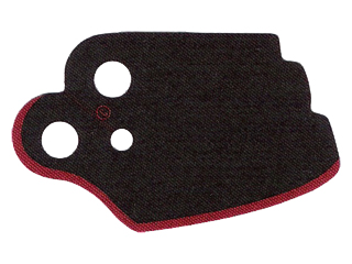 Lego Neckwear Cape, Angled with Dark Red Boarder Print / Black