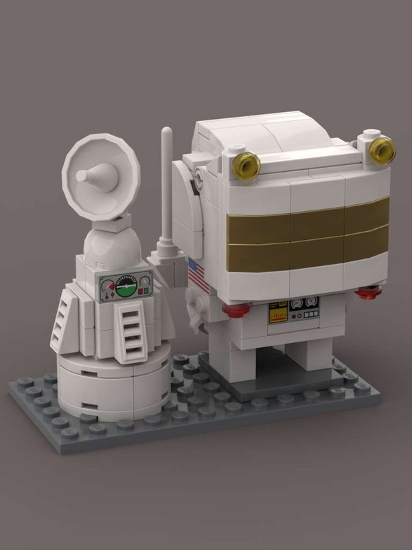 Lego Brick-built Astronaut
