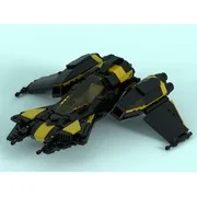 Blacktron Heavy Fighter Modular