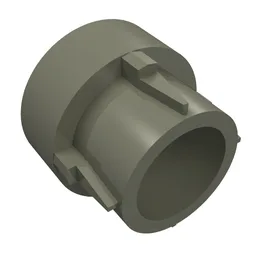 Technic Driving Ring Extension, 4 Ridges / Dark Gray