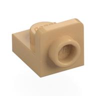 Lego Bracket 1 x 1 - 1 x 1 Inverted / Warm Tan