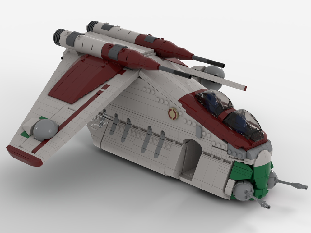 Lego Low Altitude Assault Transport /Infantry [LAAT/i] - Republic Attack Gunship – Custom LEGO® MOC