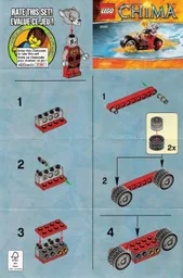 Worriz' Fire Bike polybag