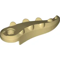 Animal Body Part, Alligator / Crocodile Tail with Hole / Tan