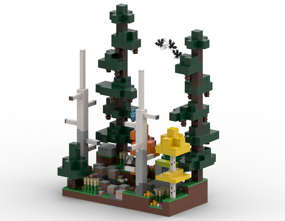 Lego Mine Craft Legends Forest Biome