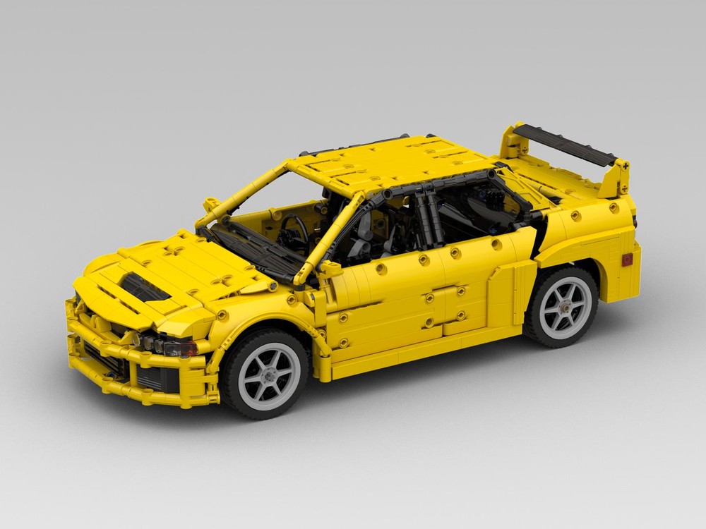 Lego Mitsubishi Lancer Evolution VIII (1:12) Yellow [Manual]