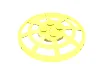 Dish 6 x 6 Inverted, Radar / Webbed [Anti-studs at 90°] / Trans-Neon Green