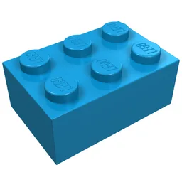 Brick 2 x 3 / Dark Azure