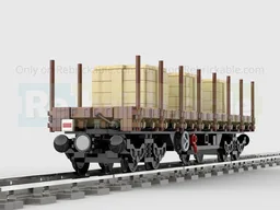 Generic Flat Wagon with Goods
