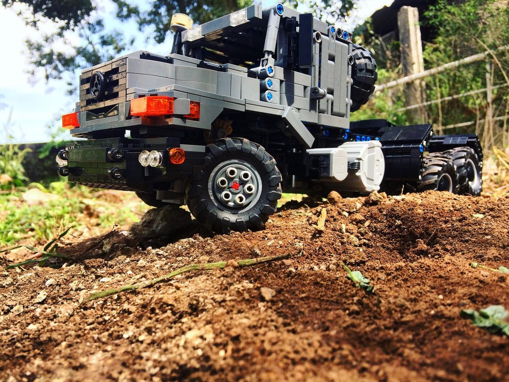 Lego Mercedes-benz Zetros 3643 6X6 full rc