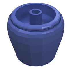 Belville / Scala, Equipment Flower Pot / Violet