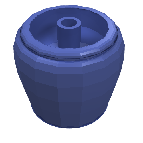 Lego Belville / Scala, Equipment Flower Pot / Violet