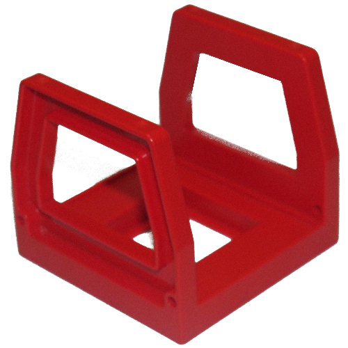 Lego Duplo Train Compartment/Container Frame / Red