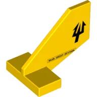Tail Shuttle, Small with Double-Sided Black Trident and Sub Deep Diving Print