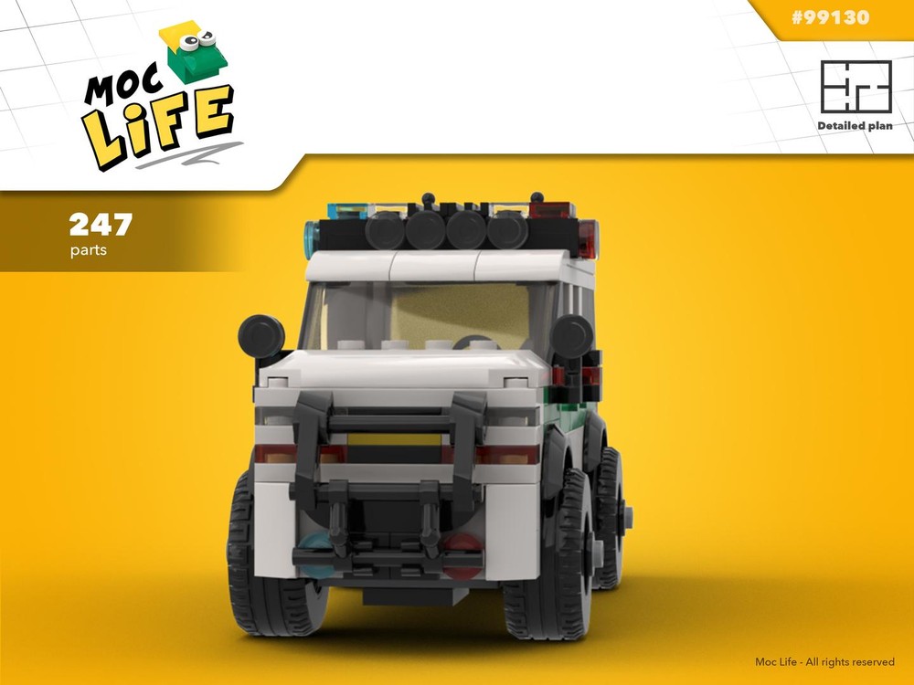 Lego Chevrolet Tahoe U.S. park ranger