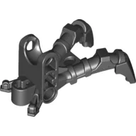 Large Figure Foot, Claw with Ball Socket, Rounded Ends / Black