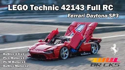 [Full RC] LEGO Technic 42143 Daytona SP3+BuWizz 3.0+BuWizz motors+LEGO PU motors