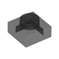 Plate 1 x 1 / Trans-Black