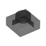 Lego Plate 1 x 1 / Trans-Black