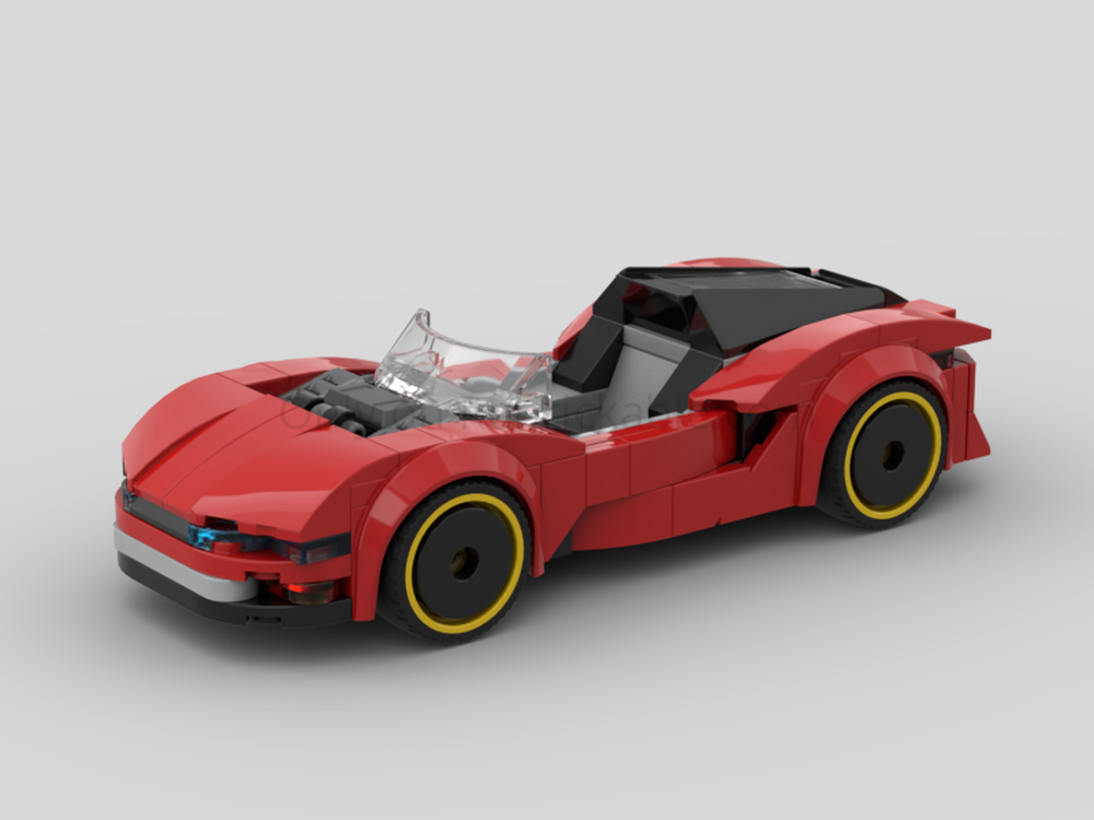 Lego Red Sports Car