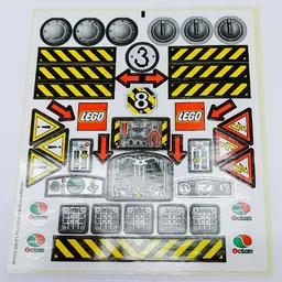 Sticker Sheet for Sets 3586-1, 3587-1, 3588-1, 3589-1, 3590-1 / [No Color/Any Color]