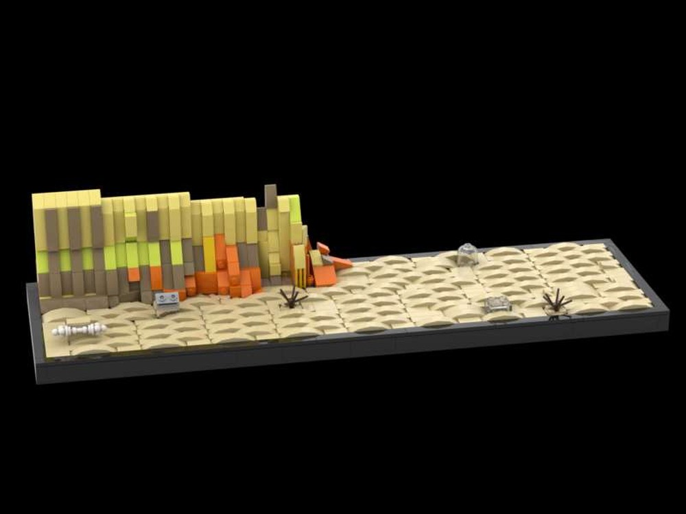 Lego Display For 20th Anniversary Pod Racer
