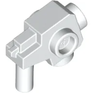 Weapon Gun / Blaster with Studs on Side / White
