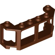 Train Front 2 x 6 x 2 / Reddish Brown