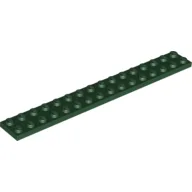 Plate 2 x 16 / Dark Green