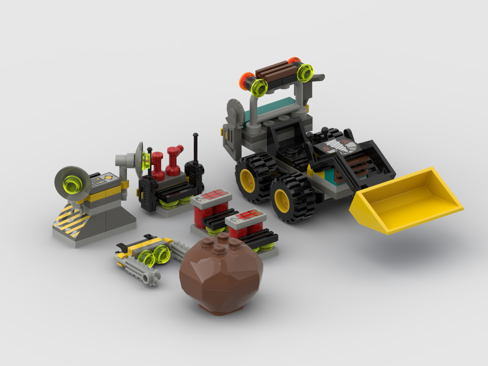 Lego Rock Raiders - Mini Loader-Dozer
