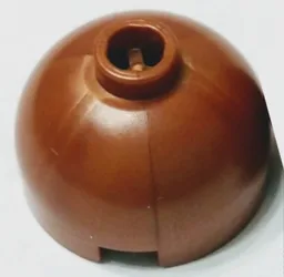 Brick, Round 2 x 2 Dome Top / Copper