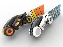 EX764 Large deluxe light cycles, tron-inspired, 2 colors