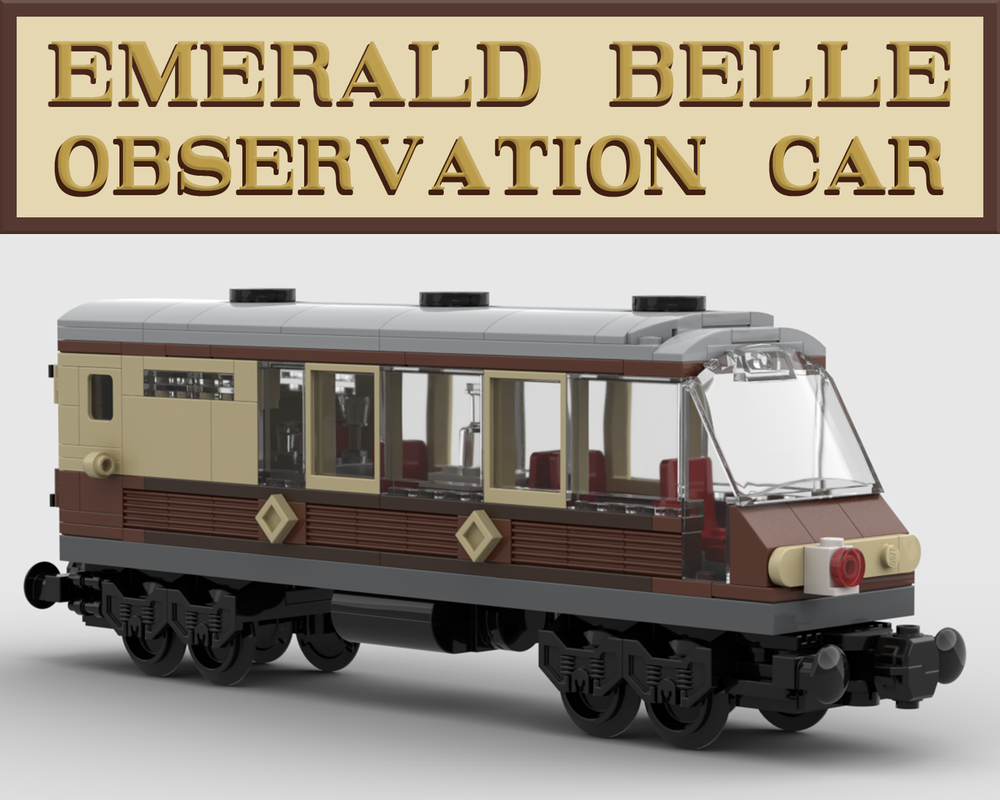 Lego Emerald Belle Observation Car