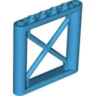 Support 1 x 6 x 5 Girder Rectangular / Dark Azure