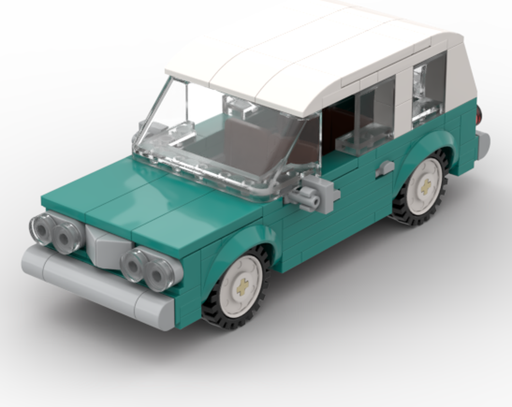 Lego 1961 corvair 500 lakewood station wagon (6 stud wide)