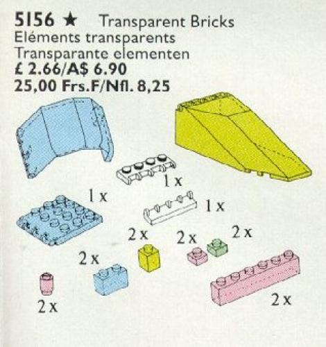 Lego Transparent Bricks