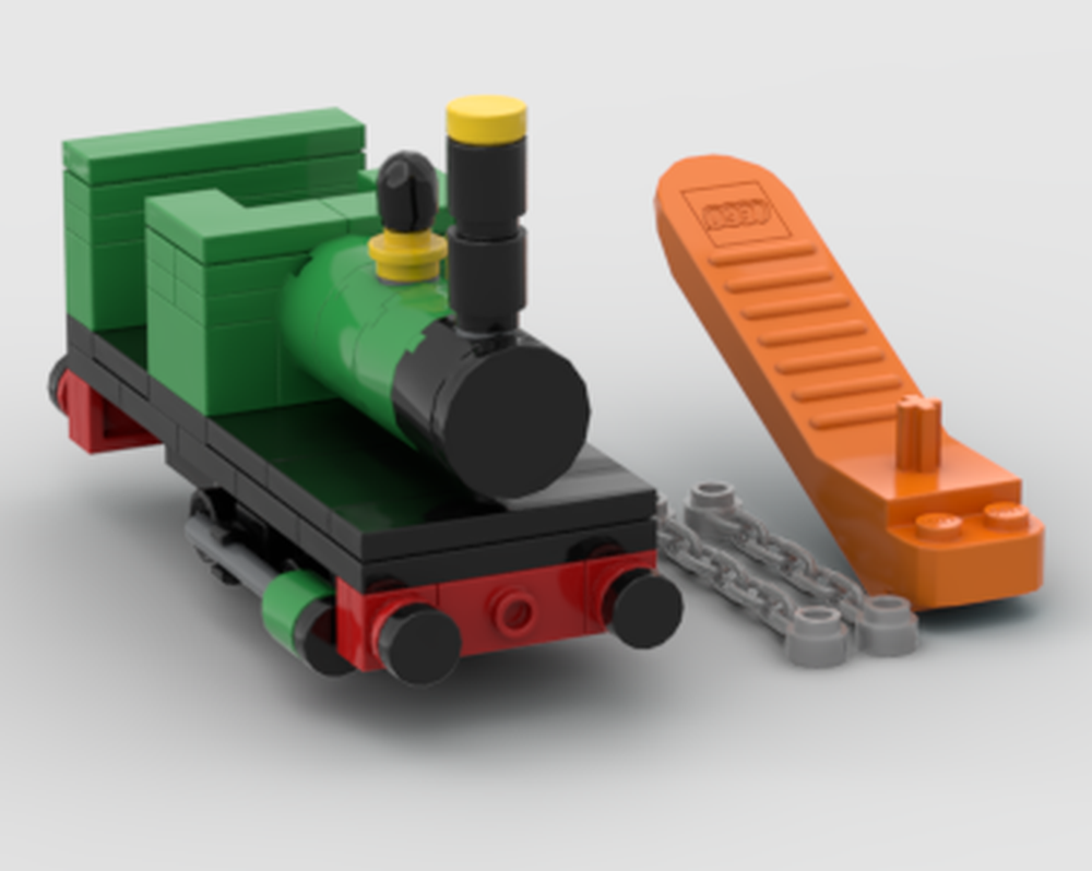 Lego Freelance Irish locomotive