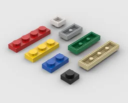 Upscaled 1-by plates