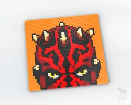 Darth Sith Lord Brick Art Mosaic