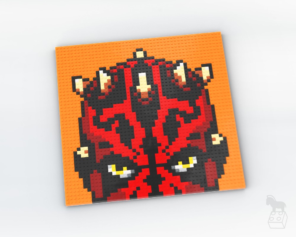 Lego Darth Sith Lord Brick Art Mosaic
